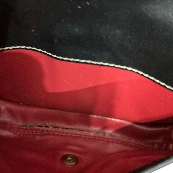 Dooney & Bourke Signature Monogram Flap Mini Purse Clutch Wristlet Wallet - Picture 8 of 8